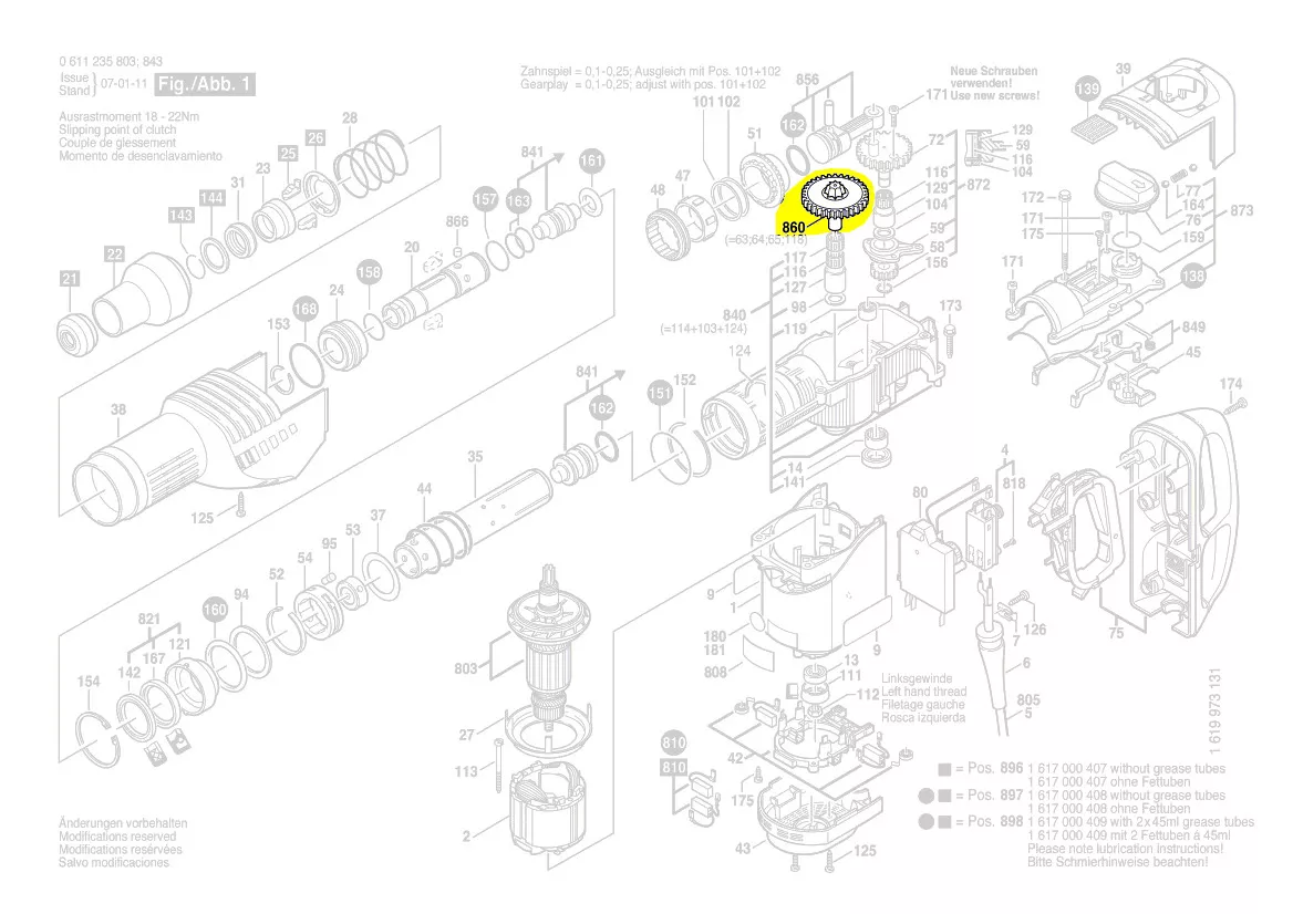 Couronne d\'accouplement réf. 1 617 000 828 Bosch